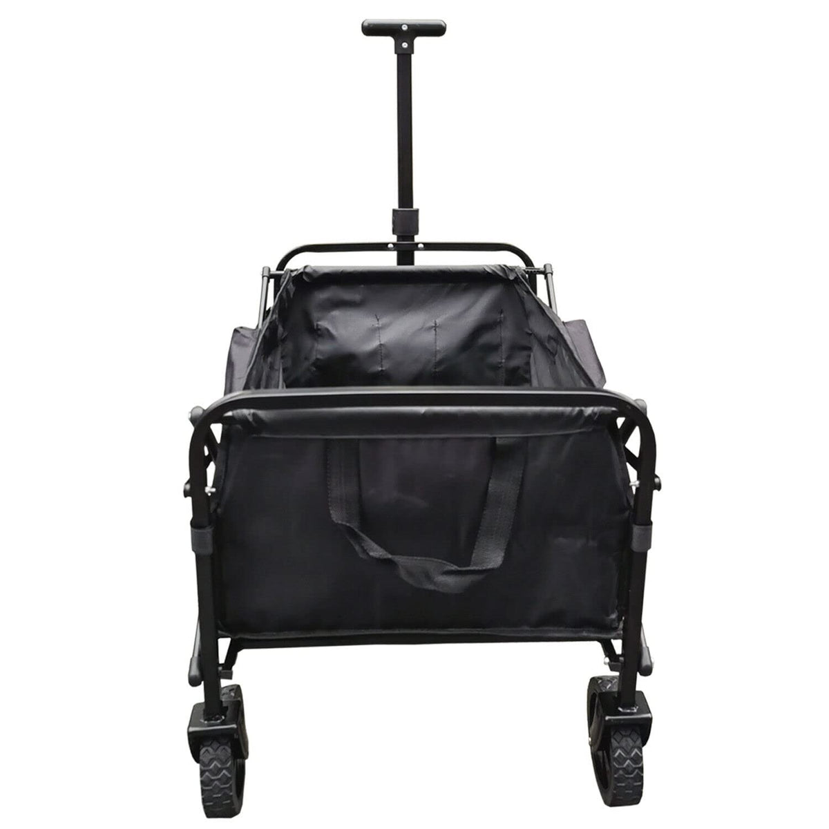 Pull Along Folding Hand Cart Garden Wagon Trolley Festival For Camping Beach Fishing Caddy Foldable Wheeled On Wheels Camp Heavy Duty 100kg Sack Waste