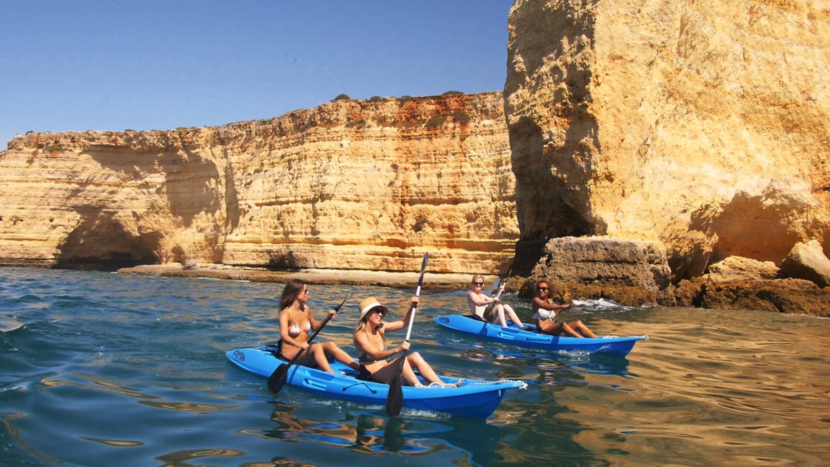 Mahee Tandem Kayak | Plastic Neutral | Blue | Stable & Durable