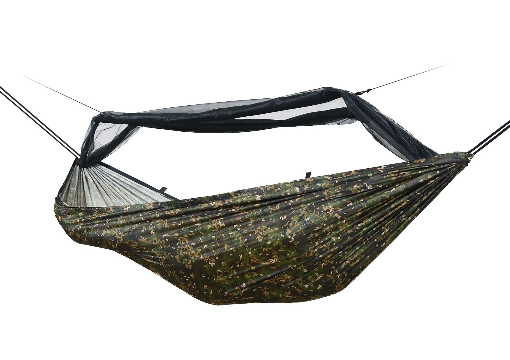 DD Hammocks Frontline Hammock - MC: Lightweight Camouflage Jungle Hammock With Mosquito Net For Camping And Hiking