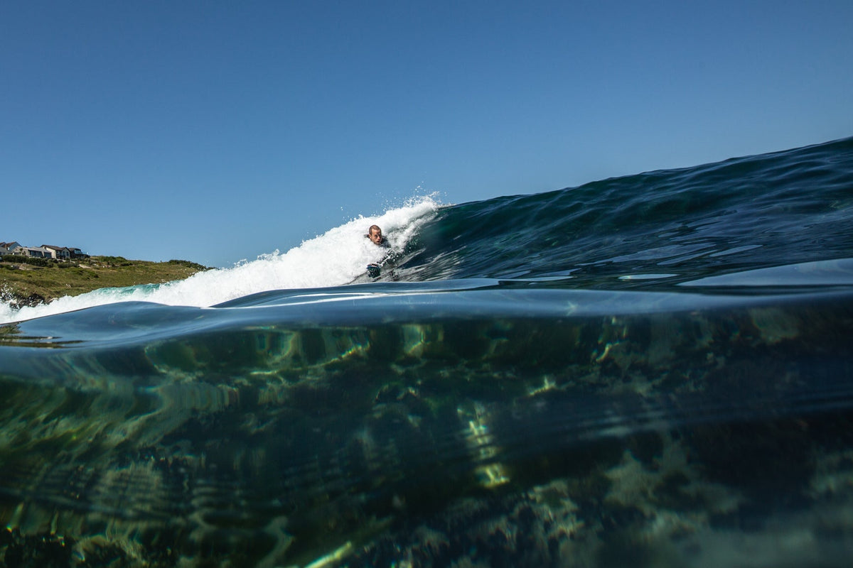Odyssey Bodysurfing Handplane | 100% Ocean Plastic | Aqua | Wave Control