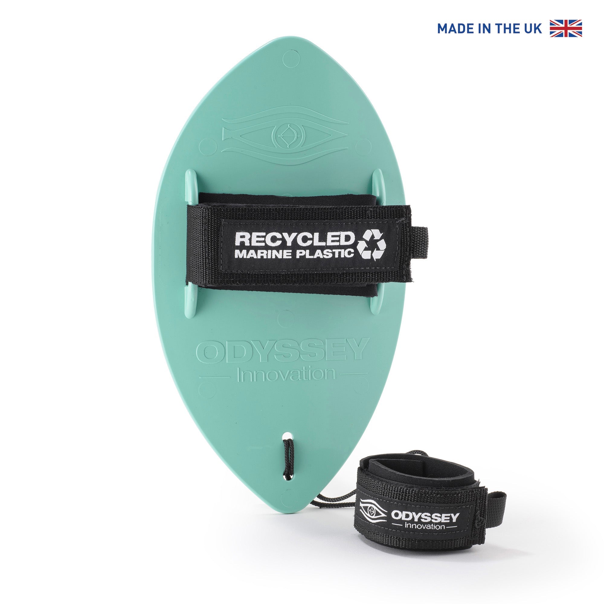 Odyssey Bodysurfing Handplane | 100% Ocean Plastic | Mint Green | Wave Control