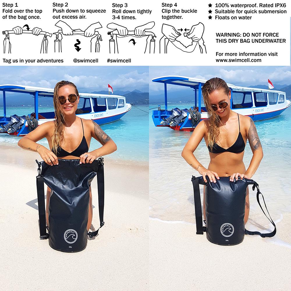 Waterproof Backpack Dry Bag 20L