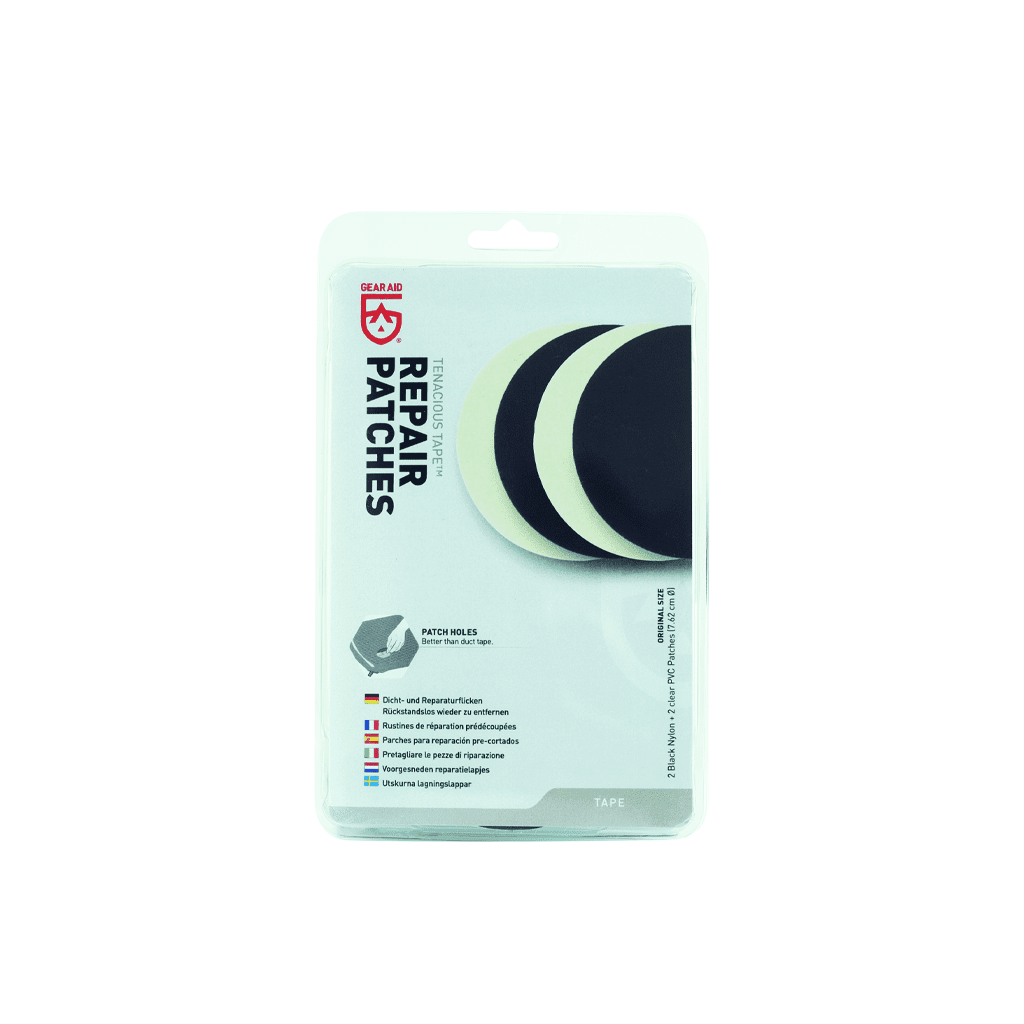 Gear Aid Tenacious Tape Repair Kit (4PK = 2 x Clear, 2 x Black)