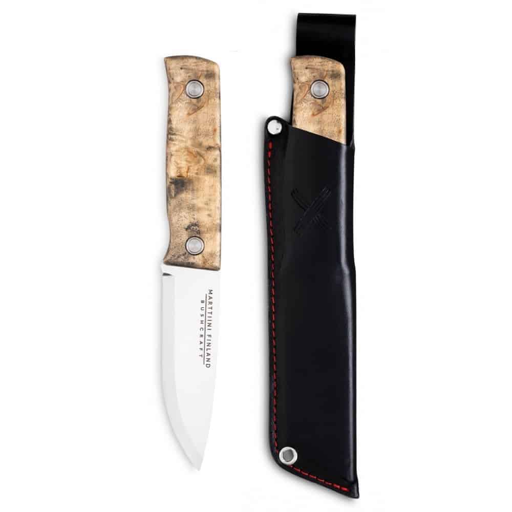 Marttiini Tundra GR Bushcraft Knife - Curly Birch