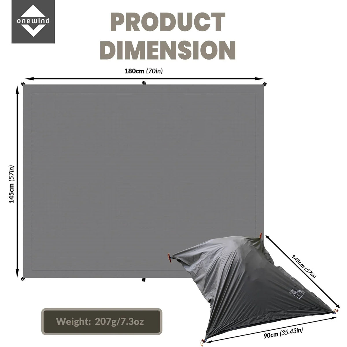 Onewind Backpacking Sack and Footprint