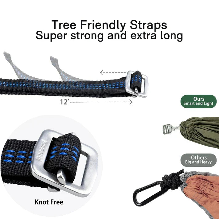 Onewind Tempest 12' Zipper Camping Hammock