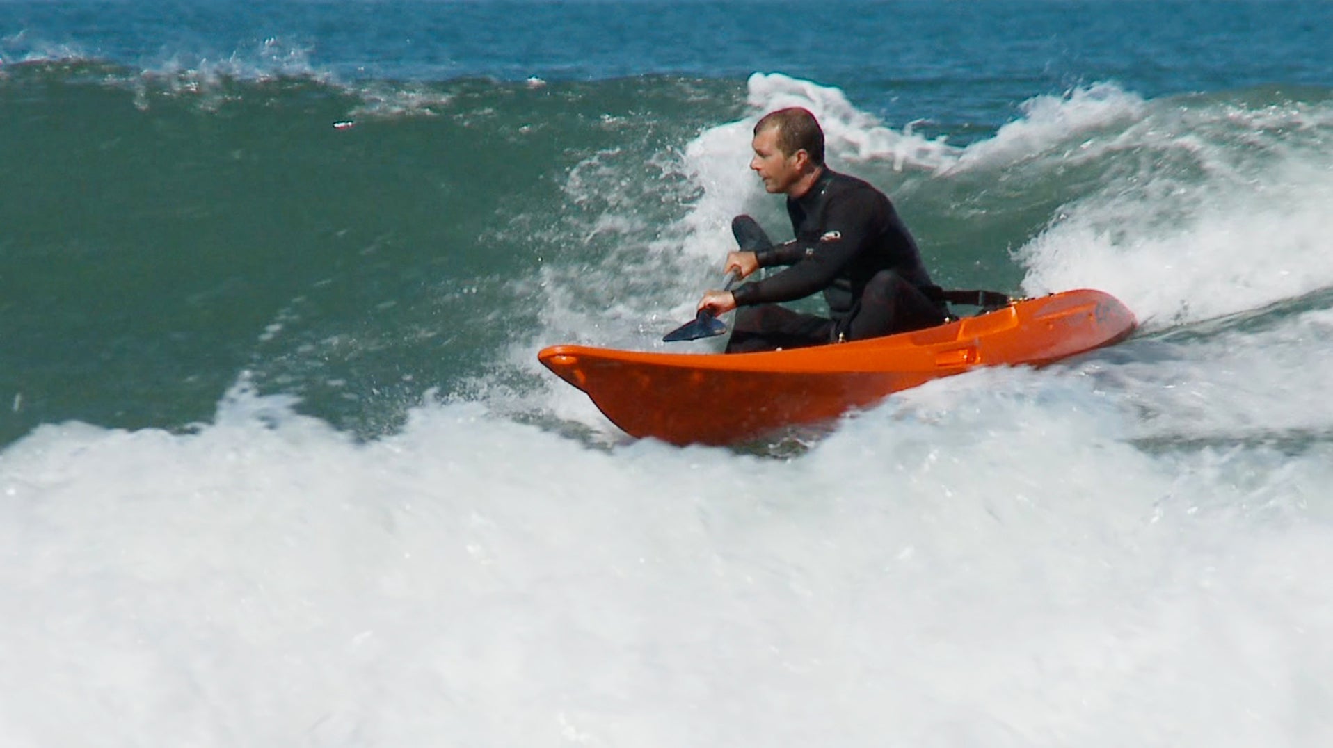 Surf Solo Kayak | Plastic Neutral | Orange | Agile & Fun