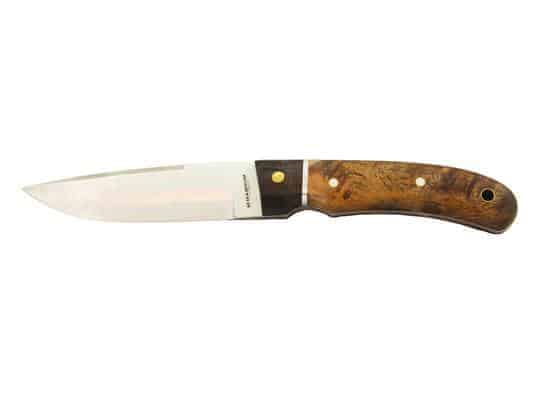 Whitby Pakkawood and Burlwood Sheath Knife (4.5)
