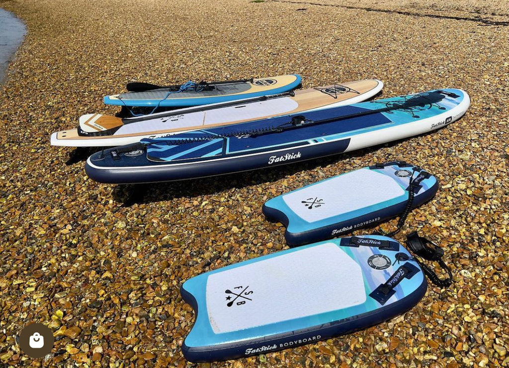 Inflatable 43 FatStick Body Board Package