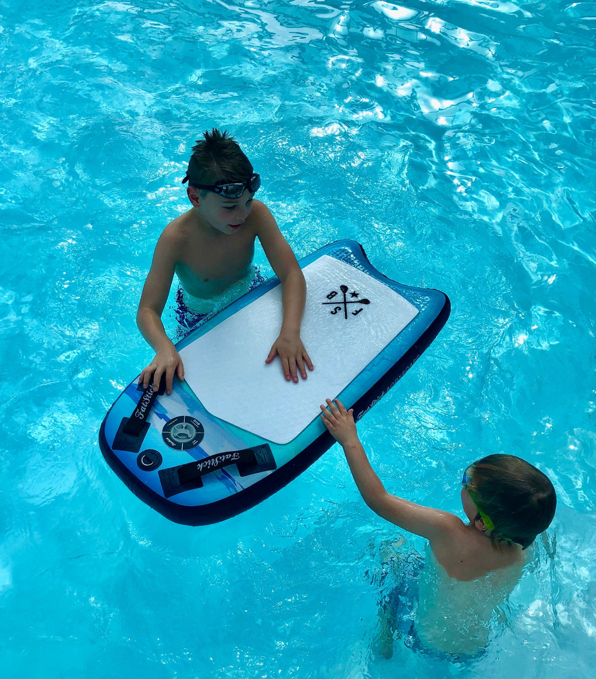 Inflatable 43 FatStick Body Board Package