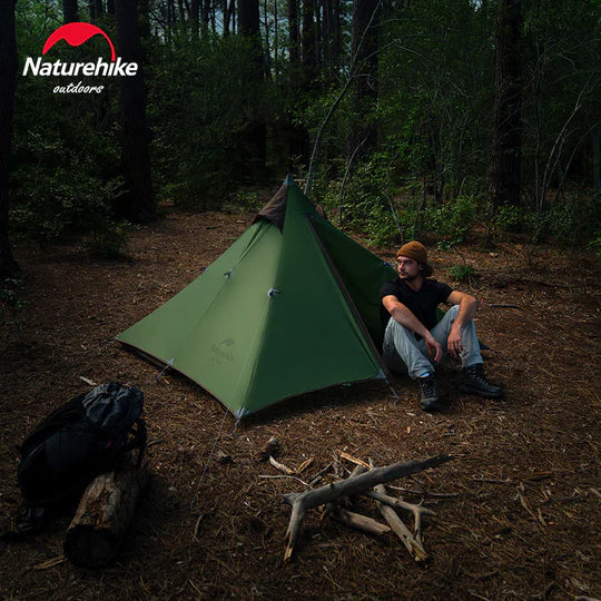 Naturehike Spire Hiking 1 Person Ultralight Camping Tent  Green Full Kit