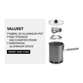 FireMaple Petrel G3 Cooking set (Ultralight)