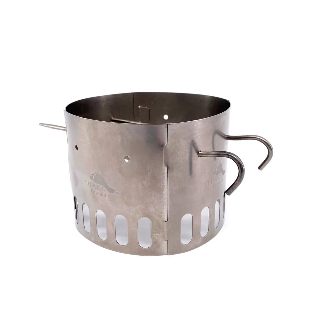 Toaks Tistand Titanium Alcohol Stove Dual Stand and Windscreen